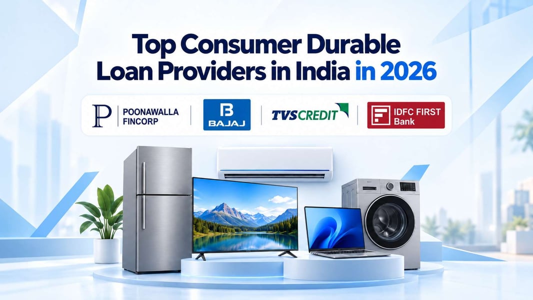 Top Consumer Durable Loan Providers in India in 2026