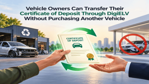 Vehicle Owners Can Transfer Their Certificate of Deposit Without Buying a New Car Through DigiELV