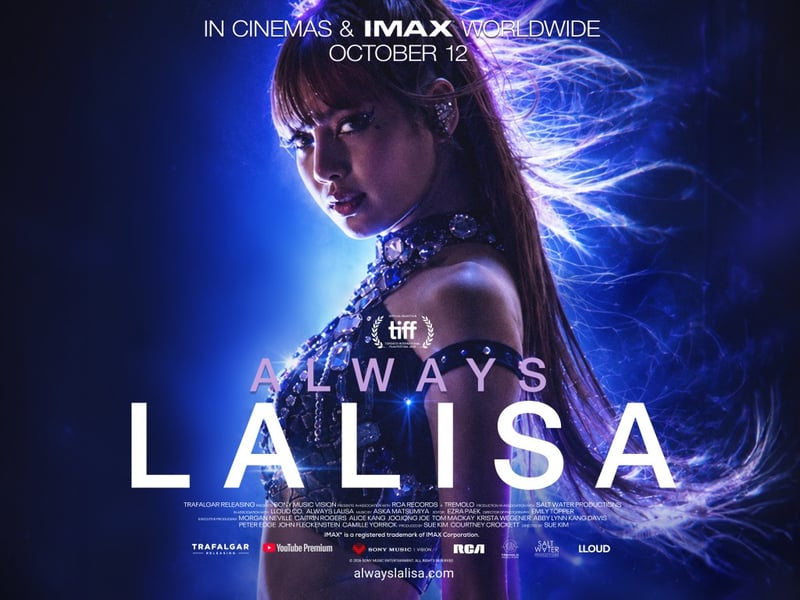 Always Lalisa documentary official theatrical poster featuring Lisa