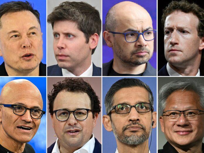 Tech executives at AI companies amid chip stock rally on Trump-Xi summit anticipation