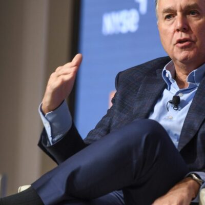 American Express CEO Stephen Squeri AXP stock September 2026