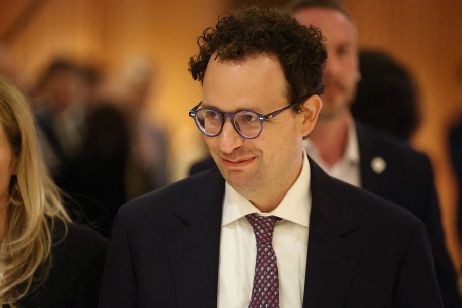 Anthropic CEO Dario Amodei at a conference ahead of the company's anticipated IPO