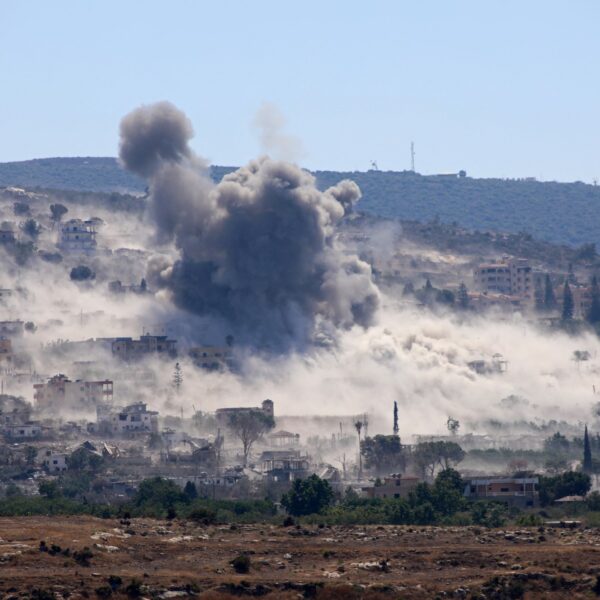 Lebanese President Joseph Aoun visits Nabatieh in southern Lebanon as Israel detonates Ali al-Taher ridge