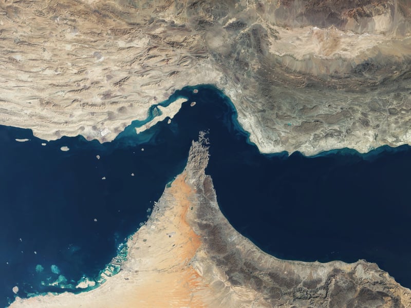 Bahrain foreign ministry building after Manama announces it will not attend GCC-Iran Salalah summit on Hormuz corridor