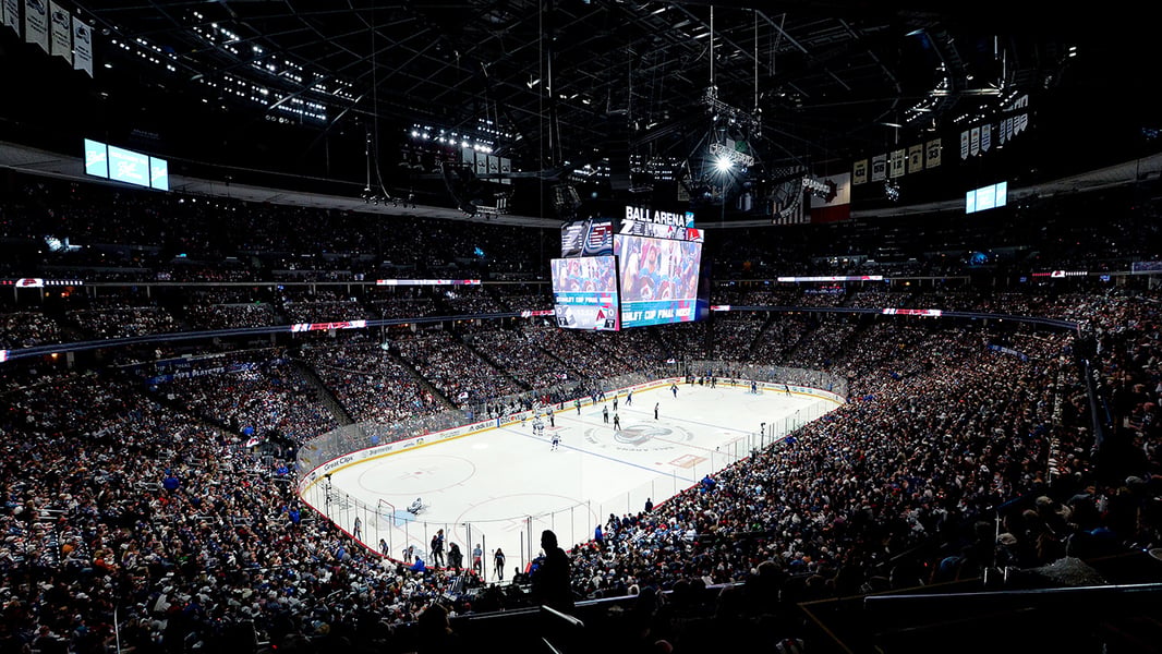 Ball Arena, home of the Colorado Avalanche in Denver