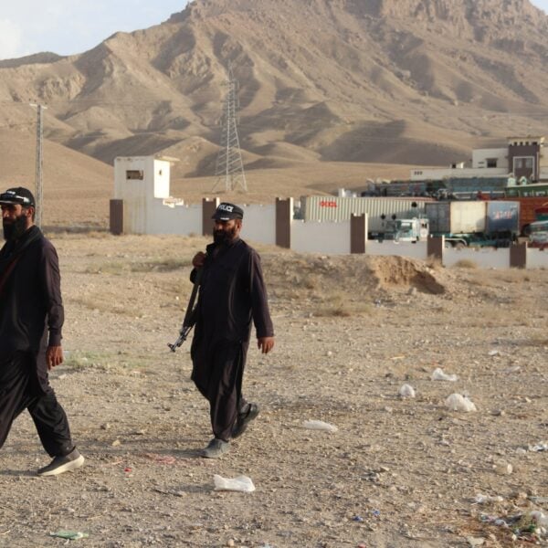 Pakistani security forces patrol in Balochistan as insurgency spreads into Pashtun districts September 2026