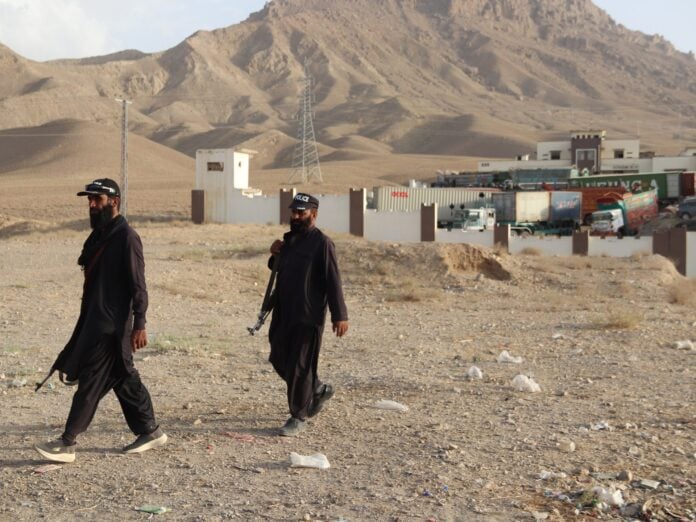Pakistani security forces patrol in Balochistan as insurgency spreads into Pashtun districts September 2026