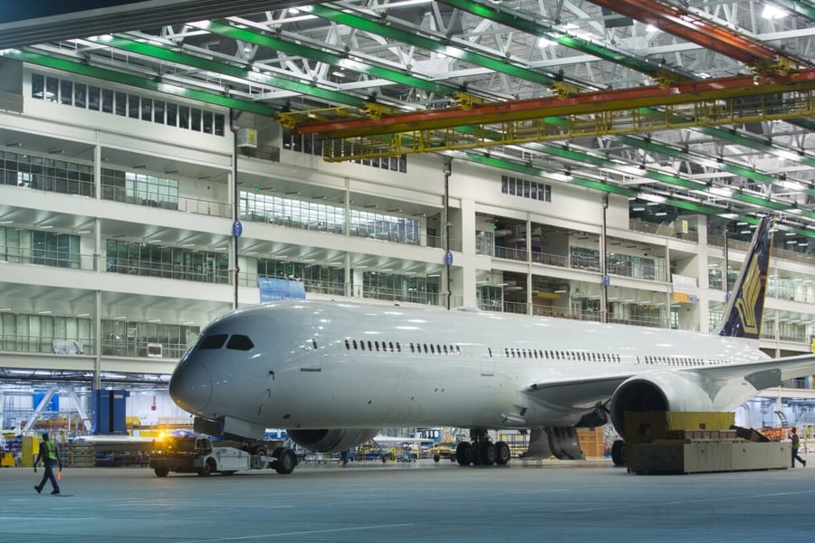 Boeing 787-10 Dreamliner aircraft Boeing BA stock September 2026