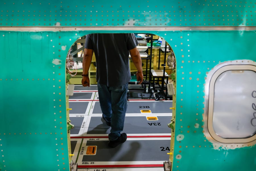 Boeing 737 MAX on the production floor after FAA restores airworthiness self-certification authority July 2026
