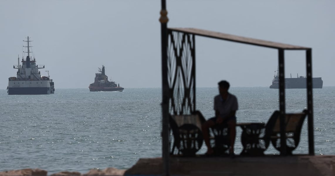 Oil tanker in the Strait of Hormuz as Brent crude crosses $95 after Trump launches strikes on Iranian military positions near the waterway September 3 2026