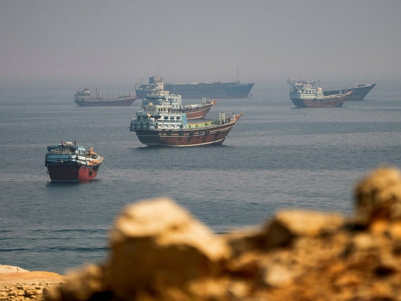GCC and Iran foreign ministers meeting in Salalah Oman for Hormuz corridor talks as Brent crude holds at $104