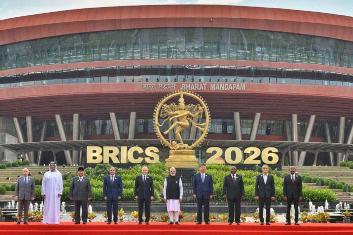 BRICS leaders at the 18th BRICS Summit in New Delhi, September 2026