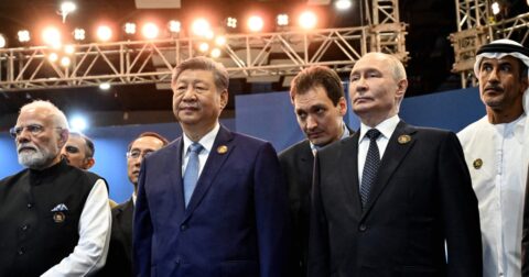 BRICS leaders at the 18th Summit in New Delhi, India, September 2026