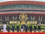Leaders at the 18th BRICS Summit in New Delhi's Bharat Mandapam, September 12, 2026