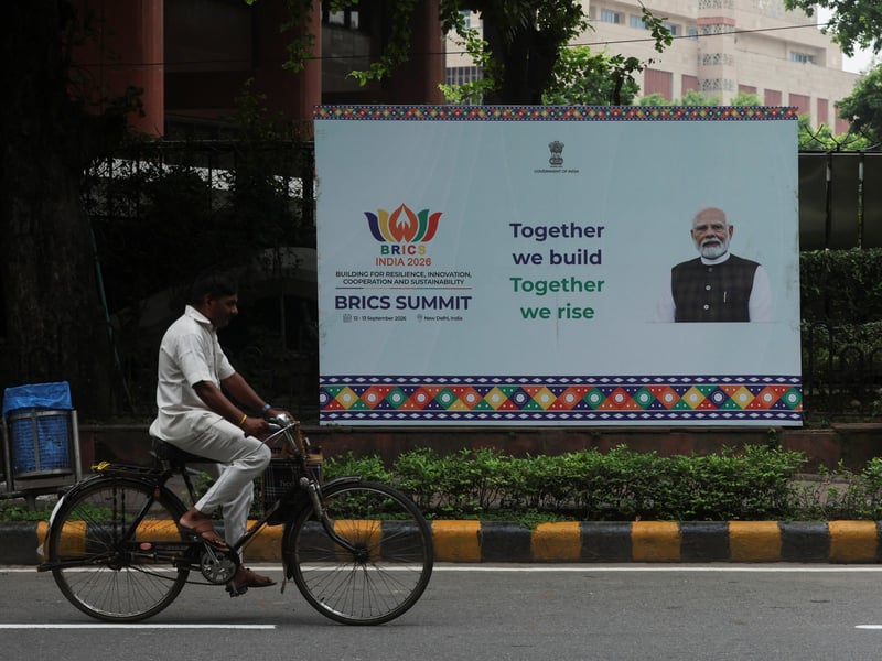 Preparations ahead of the 18th BRICS Summit in New Delhi, India, September 2026