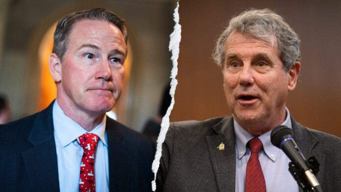 Sherrod Brown and Jon Husted Ohio Senate race toss-up 2026 midterms