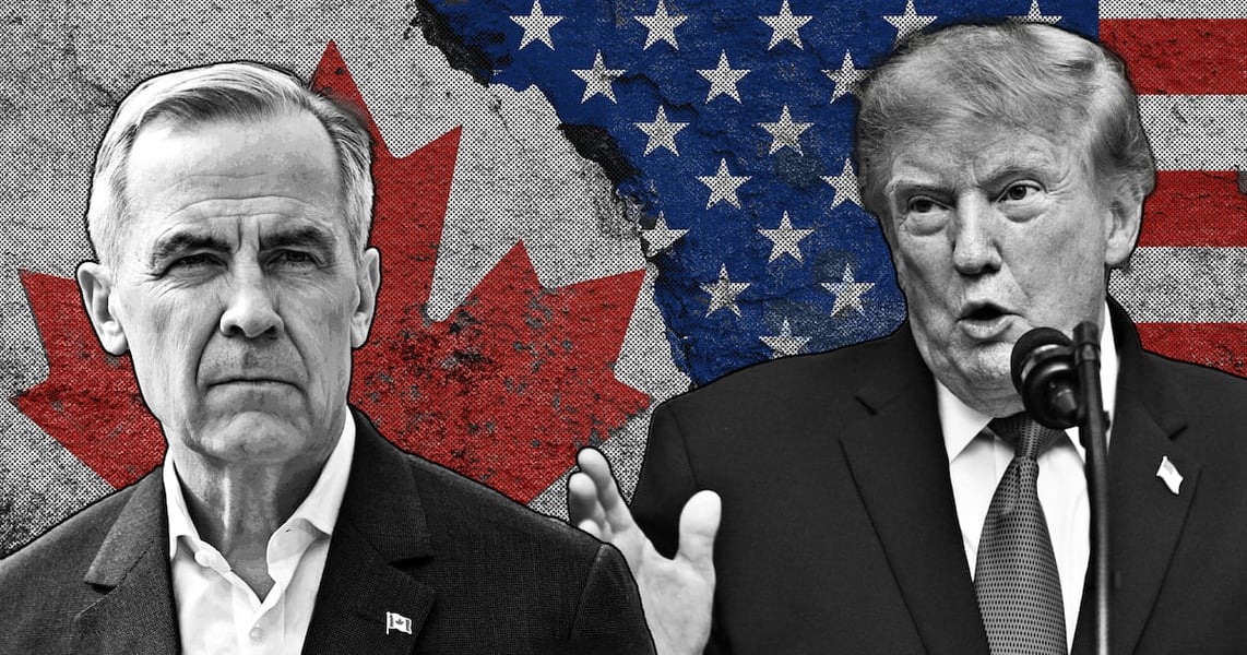 PM Mark Carney speaks as Canada's retaliatory tariffs on US goods take effect September 8 2026
