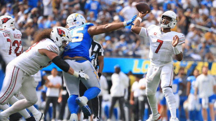Arizona Cardinals celebrate 26-14 victory over Los Angeles Chargers at SoFi Stadium in NFL Week 1 2026