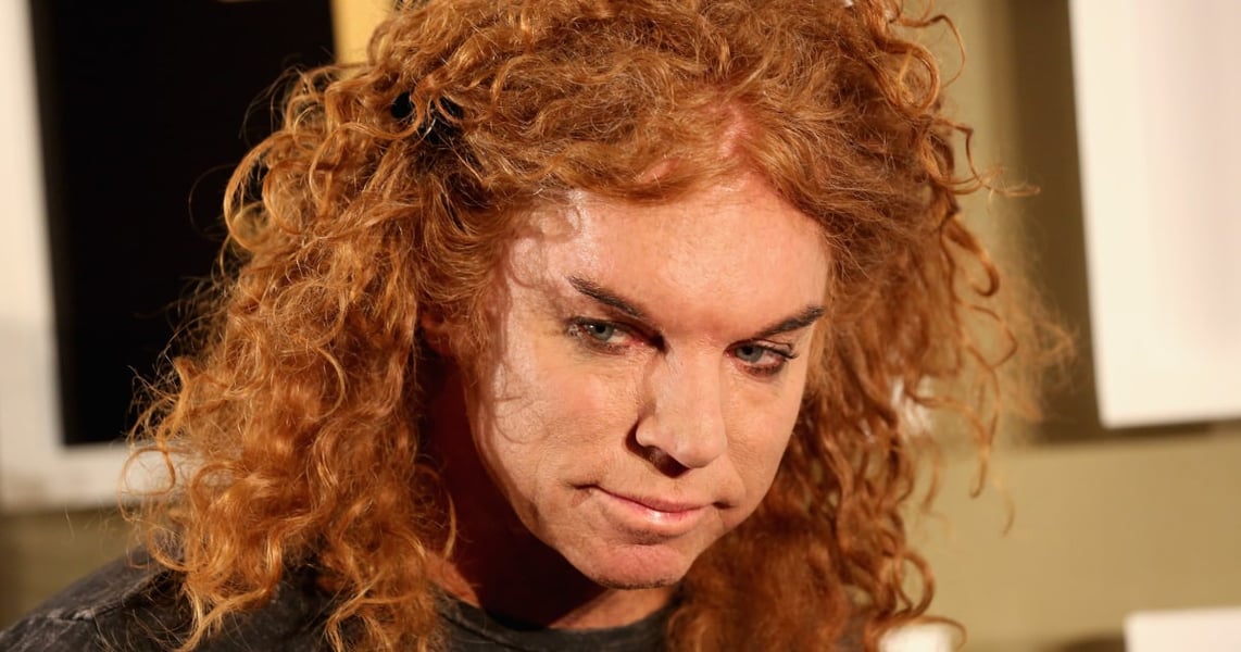 Carrot Top performing during his Las Vegas residency at the Luxor Hotel and Casino