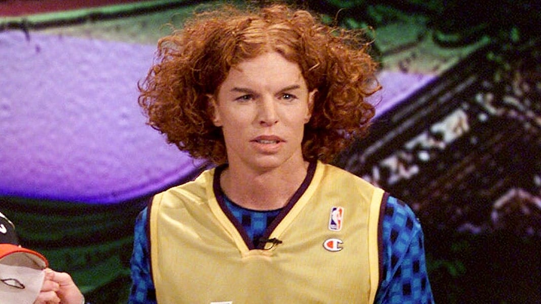Carrot Top Scott Thompson performing at the Luxor Hotel and Casino in Las Vegas