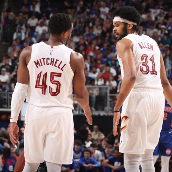Cleveland Cavaliers players at training camp in Spain ahead of the 2026-27 NBA season