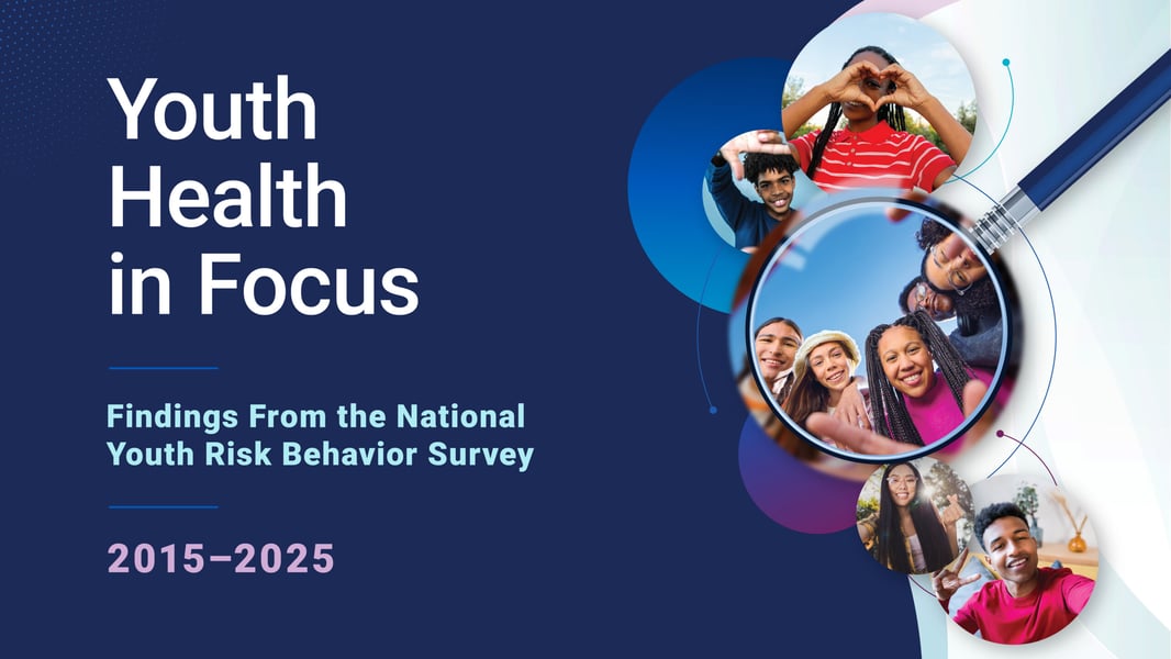 Official cover image of CDC Youth Health in Focus YRBS 2015-2025 report