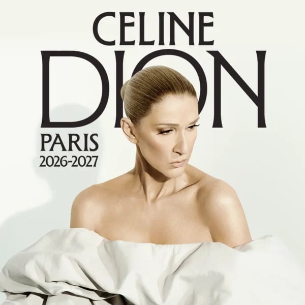 Celine Dion performing at Plenitude Arena in Paris for her 2026 comeback residency