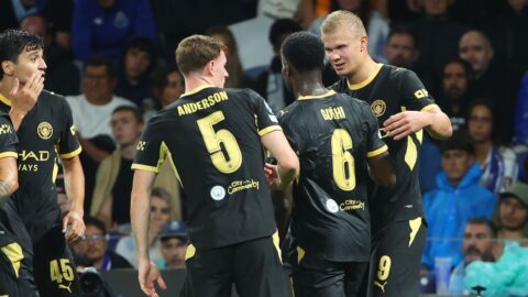 Erling Haaland Manchester City Champions League Matchday 1 win over Porto 2026
