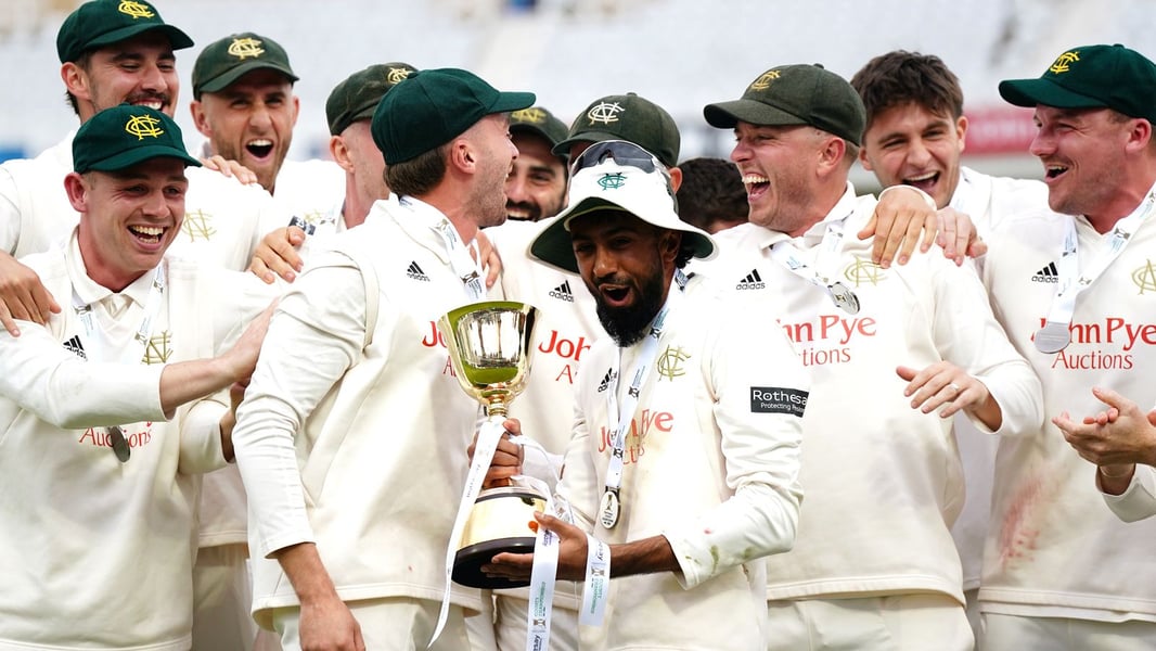 County Championship Division One 2026 cricket action, the competition Hampshire are last in with four rounds remaining