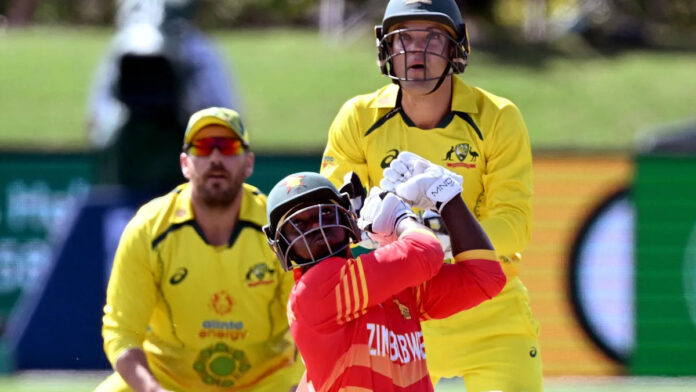 Zimbabwe cricket players at Harare Sports Club ahead of Australia ODI series