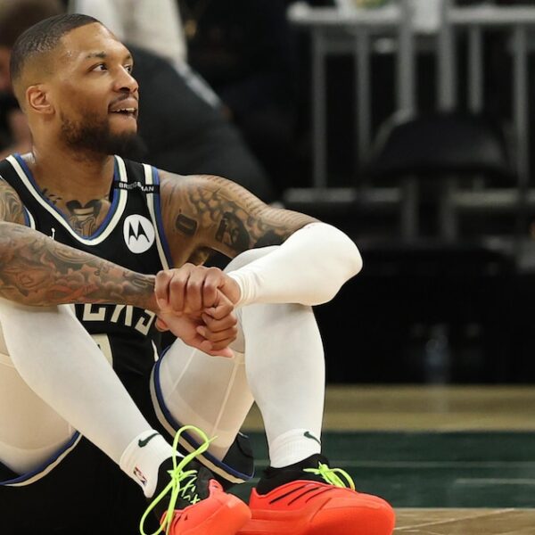 Damian Lillard Portland Trail Blazers training camp 2026 Achilles return