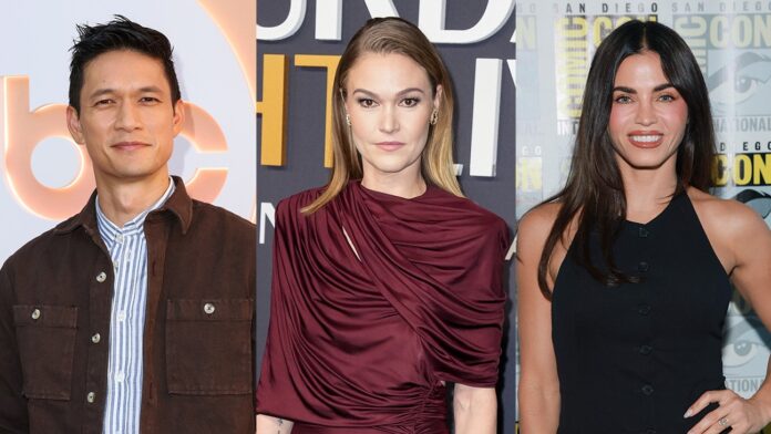 Harry Shum Jr., Julia Stiles, and Jenna Dewan for Dancing with the Stars Season 35