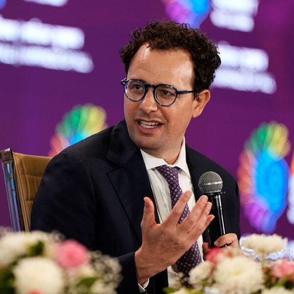 Anthropic CEO Dario Amodei, whose AI pacing essay was branded fearmongering by China's Foreign Ministry ahead of the Trump-Xi summit