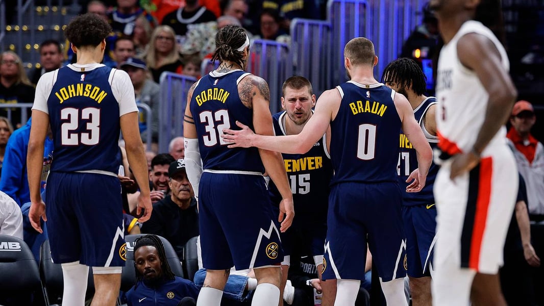Denver Nuggets players during the 2026-27 NBA season preview