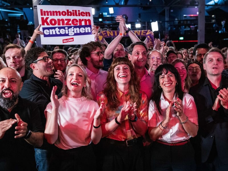 Berlin polling station Die Linke CDU Germany state election September 2026