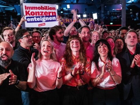 Berlin polling station Die Linke CDU Germany state election September 2026