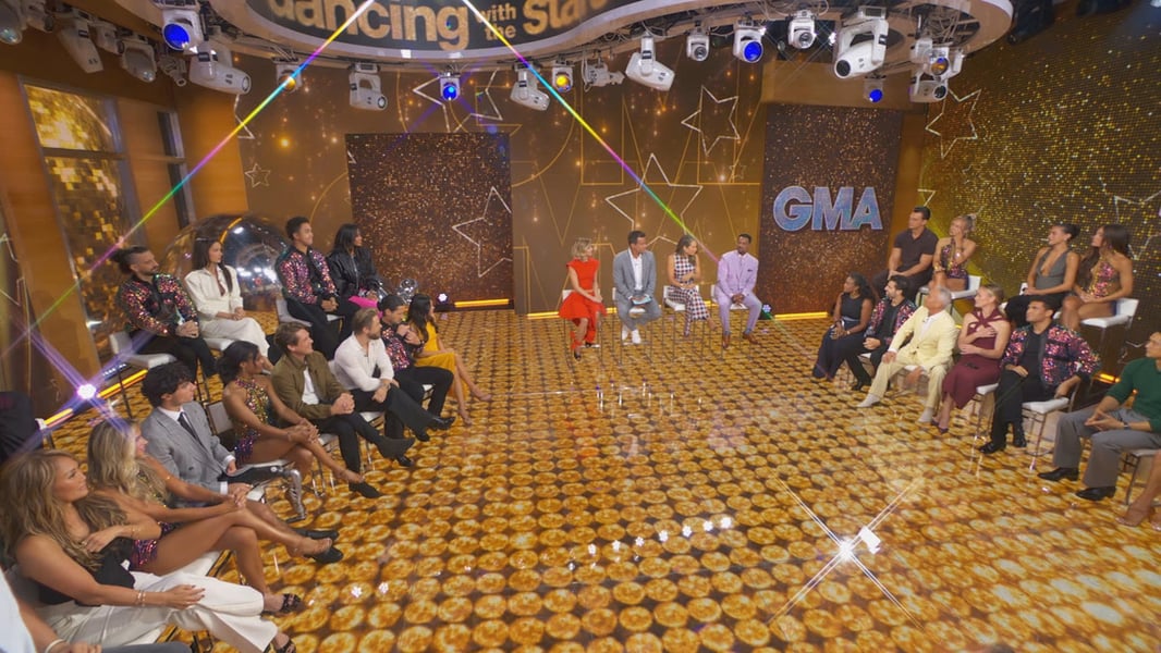 Dancing with the Stars Season 35 celebrity cast gathered on the Good Morning America set on September 2 2026