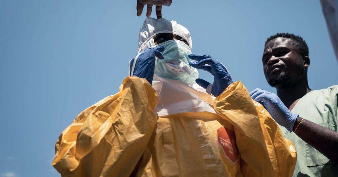 MSF health workers at an Ebola treatment centre in Ituri province, Democratic Republic of the Congo, 2026