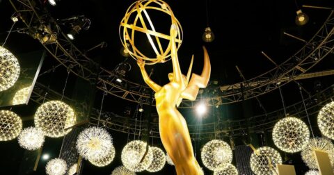 Emmy Awards 2026 red carpet at the Peacock Theater in Los Angeles