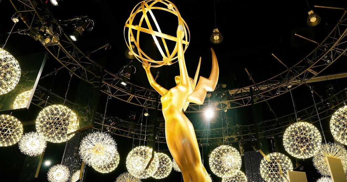 Emmy Awards 2026 red carpet at the Peacock Theater in Los Angeles