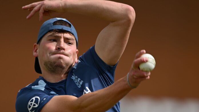 Henry Crocombe of England ahead of the T20I series against Sri Lanka 2026