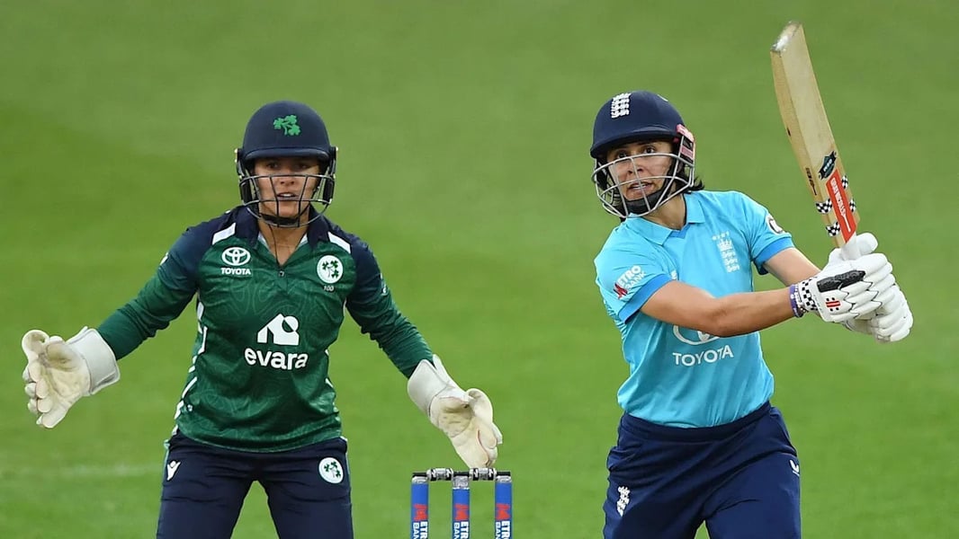 England Women and Ireland players during the ODI series in England, September 2026