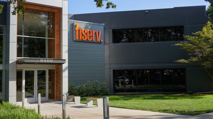 Fiserv point-of-sale terminal and payment technology as NYSE:FI stock falls 4.3% on September 21 2026
