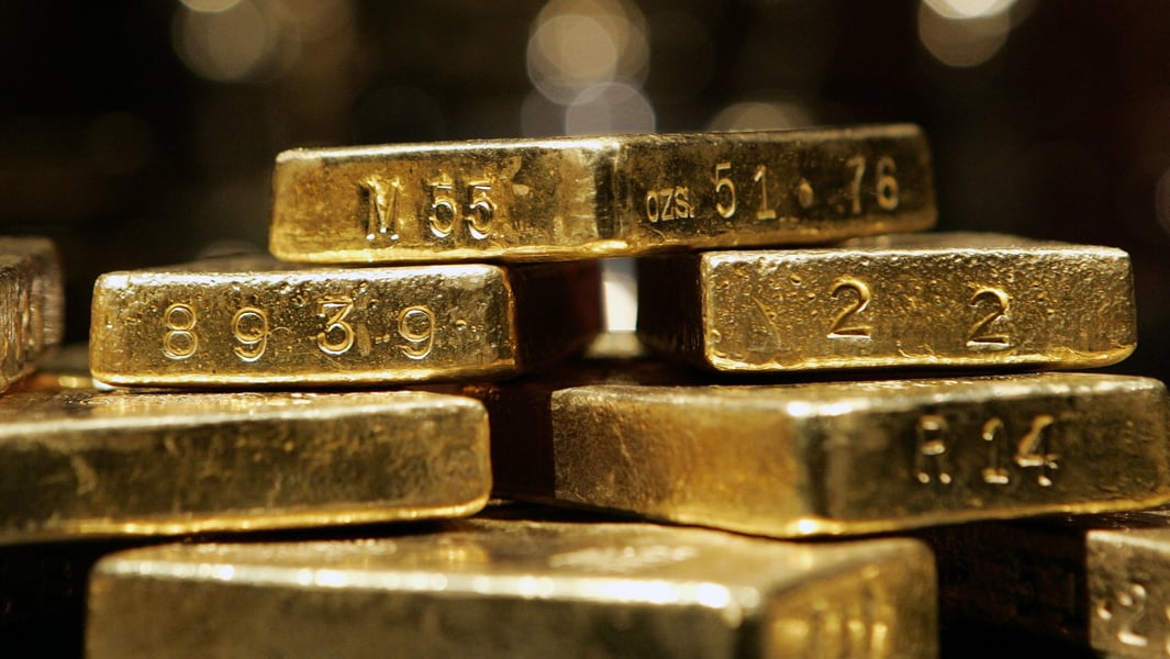 Gold jewellery in an Indian market ahead of Navratri 2026