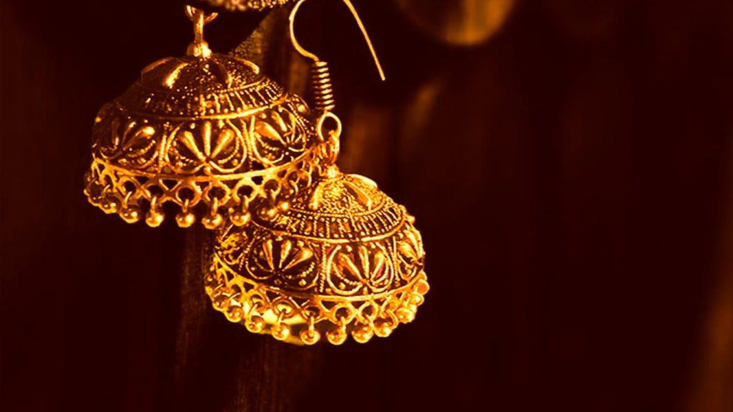 Gold jewellery displayed in an Indian shop on September 13 2026 as Ganesh Chaturthi demand lifts prices