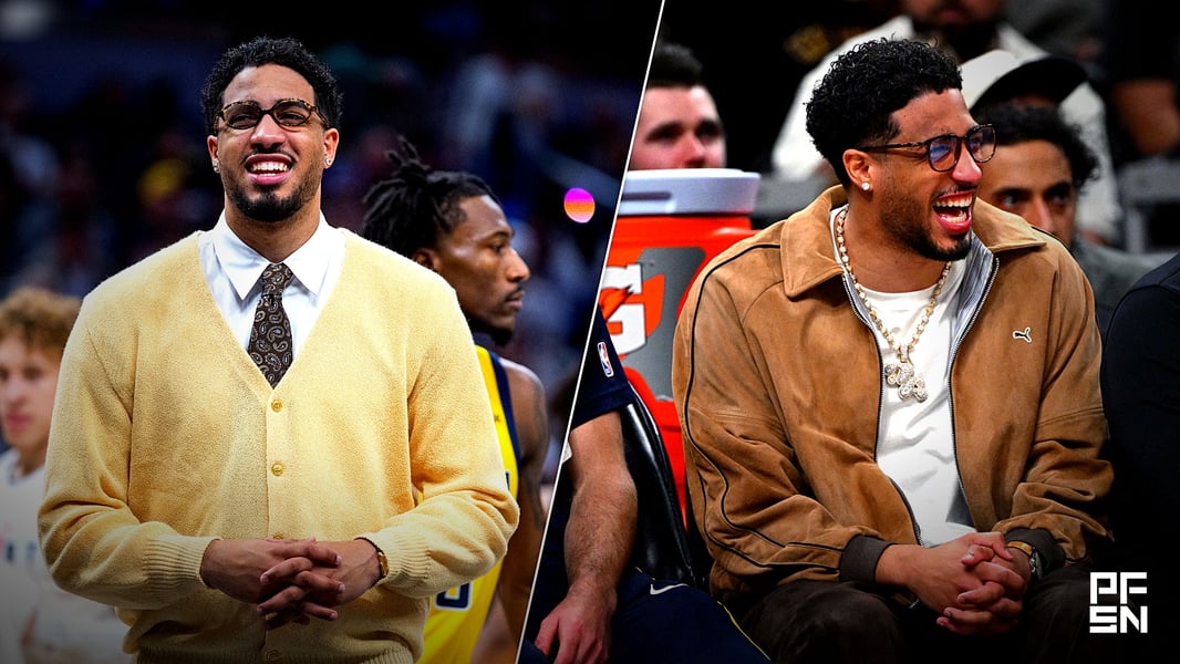 Tyrese Haliburton in Indiana Pacers uniform preparing for 2026-27 NBA season