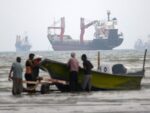 Strait of Hormuz aerial view as Salalah conference collapses and Bahrain boycotts talks