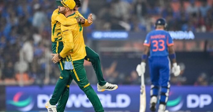 South Africa beat India by 76 runs in the 2026 T20 World Cup Super Eights at Narendra Modi Stadium, Ahmedabad