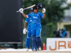 India Women cricket team at the Asian Games 2026 semi-final against Bangladesh in Nisshin Japan
