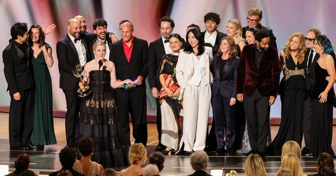 Cast of Widow's Bay at the 78th Emmy Awards, September 2026